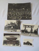 Vintage Japanese Service in the Orient Photographs lot handpainted 1940&#39;s - £39.33 GBP