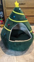 Vibrant Life Hideaway Pet Bed Christmas Tree Adorable Soft Festive Cat Dog Small - £11.80 GBP