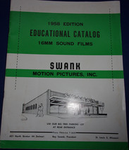 Vintage Swank Motion Pictures 1958 Edition Educational Catalog Sound 16mm Films - £8.76 GBP