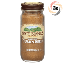 3x Jars Spice Islands Ground Cumin Seed Seasoning | 1.9oz | Fast Shipping - £23.55 GBP