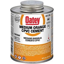 Oatey 31130 Cement, 16 oz, CPVC Orange - £21.20 GBP