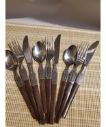 Ekco Eterna La Joya Stainless Steel Flatware Vintage MCM 9 Piece Bundle ... - $35.63