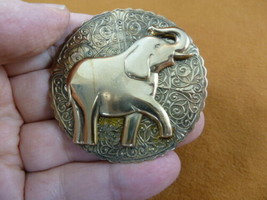 (b-ele-176) Elephant pin pendant elephants lover heart zoo safari Republ... - £15.42 GBP