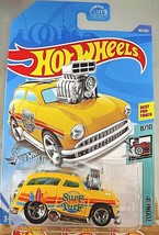 2020 Hot Wheels #83 Tooned 8/10 SURF &#39;N TURF Yellow w/Chrome 5 Spoke Wheels - £5.71 GBP