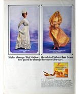 Nabisco Shredded Wheat Famous Gibson Girl 1903 Sarmi 1964 Vintage Print Ad - $10.50