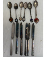 Vintage Spoons and Silver Plated Butter Knives Marked JACOARD &amp; CO. - €24,35 EUR
