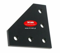 ANET A8 to AM8 Black 90 Degree Joining Plate (5 Holes) For Cnc or 3d Pri... - £5.82 GBP