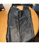 Harley Davidson Leather Motorcycle Chaps Mens Small Black - €72,31 EUR Harley Davidson Leather Motorcycle Chaps Mens Small Black - €72,31 EUR