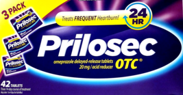 Prilosec OTC 42 Tablets Value Pack Omeprazole 20 mg EXP 09/2026 - $26.19