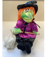 Halloween Animated Musical Plush Witch PBC International Works - $24.74