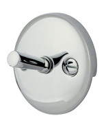 CHROME BATHTUB TUB DRAIN OVERFLOW TRIP LEVER  FACE PLATE WITH 2 SCREWS - $13.70 CAD