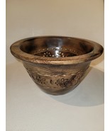 Vintage Hand Made Wood Bowl 7 Inch - £12.52 GBP
