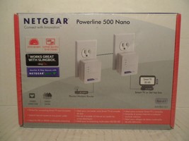 Net Gear Powerline 500 Nano Works Great With Sling Box Brand New! - £155.74 GBP