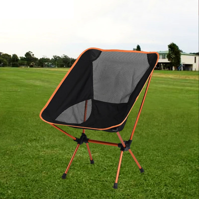 Outdoor Portable Folding Fishing Chair Outdoor Camping Barbecue Beach Leisure - £42.30 GBP+