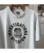 Vintage 90s Southfield Police Investigations Division Single Stitch Shor... - $23.04