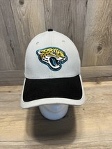 Jacksonville Jaguars New Era 39thirty Fitted Hat Unisex Gray/Black Mediu... - $13.98