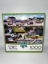 Charles Wysocki Cricket Hawk Harbor 1000Pc Puzzle - £11.00 GBP