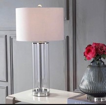 JONATHAN Y Modern, Glam for Bedroom, Living Room Glass LED Table Lamp 29&quot; - $656.39 MXN