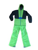 90&#39;s Theme Columbia Ski Snow Suit Reversible JACKET/ Pants Grow System Sz Xl - £45.31 GBP