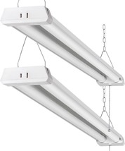 4Ft Linkable 42W 4800Lm 5000K Led Ceiling Lights With Plug And Pull, 2 P... - $64.93