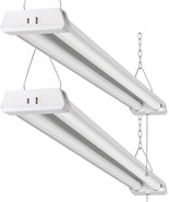 4Ft Linkable 42W 4800Lm 5000K Led Ceiling Lights With Plug And Pull, 2 P... - $64.93