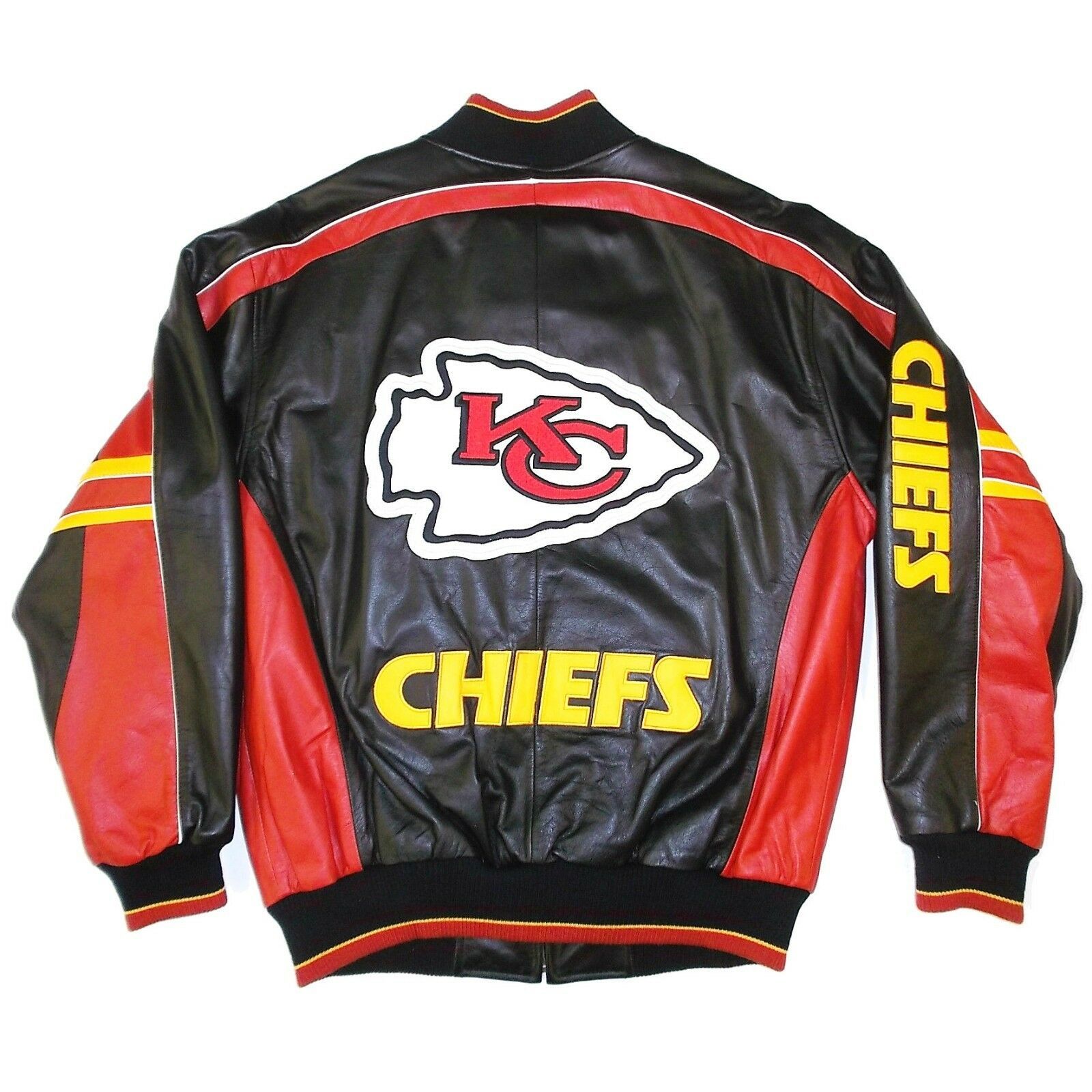 Vintage 90s Logo Athletic Color Splash Kansas City Chiefs Full Zip Jacket  Large