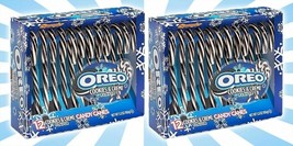 Spangler Oreo Flavored Candy Canes Lot Of 2, Total 24 Candy Canes Best b... - $17.93