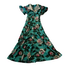 Handmade 1960&#39;s Polyester Floral Dress - $34.64