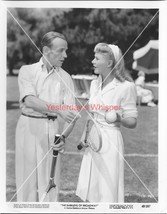 Original Fred Astaire Ginger Rogers Playing Tennis MGM 1949 Photograph - £19.66 GBP