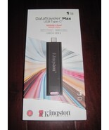 Kingston 1TB DataTraveler Max USB 3.2 Gen 2 Type C Flash Drive Box open - $150.00