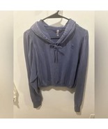 NWT Free People Movement Hot Shot Hoodie Pullover Sweatshirt XL Blue - $889.96 MXN