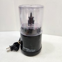 West Bend Mini Food Processor Chopper Shredder Coffee Grinder 6505 Black Works! - £12.86 GBP
