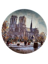 Limoges Henry D’Arceau Collector Plate La Cathedrale Notre Dame Louis Dali - £9.54 GBP