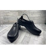 Dansko Mules Women 40/ 9.5M Shelly Shoes Black Leather Slip On Comfort F... - $51.36 CAD