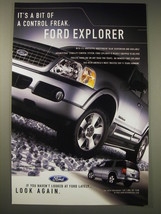 2004 Ford Explorer Ad - It&#39;s a bit of a control freak. Ford Explorer - £14.54 GBP