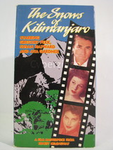 The Snows Of Kilimanjaro Gregory Peck Susan Hayward Ava Gardner VHS Tape - £10.16 GBP