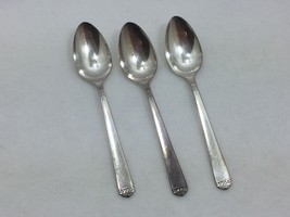 3 Vintage 1881 Rogers Oneida Silverplate Surf Club Teaspoons Tea Spoons ... - £31.54 GBP