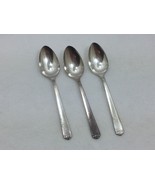 3 Vintage 1881 Rogers Oneida Silverplate Surf Club Teaspoons Tea Spoons ... - £31.60 GBP
