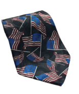 Steven Harris American Flag Patriotic Red White Blue Necktie - $266.94 MXN