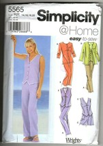 Simplicity Easy to Sew Misses Pants in 2 Lengths, Shorts and Tops 14, 16, 18, 20 - £6.41 GBP