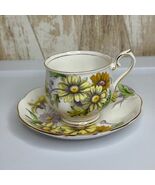 Royal Albert Bone China Daisy Teacup &amp; Saucer Flower of the Month Series... - $278.42 MXN
