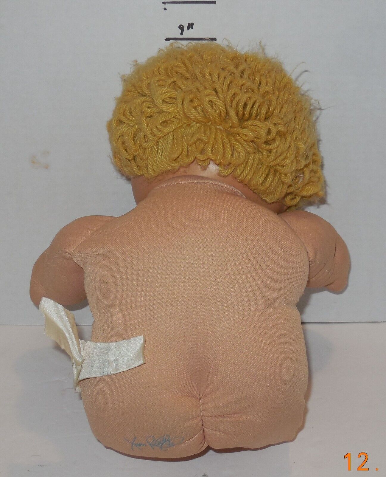 1985 Coleco Cabbage Patch Doll Boy Blonde Hair Green Eyes Xavier Roberts VTG Item image 3