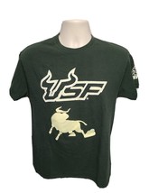 University of South Florida USF Bleed Green Heart of Gold Adult M Green TShirt - £11.62 GBP