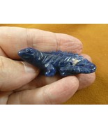 Y-LIZ-CH-560) Blue Sodalite CHAMELEON LIZARD gemstone gem carving lizard... - €11,97 EUR