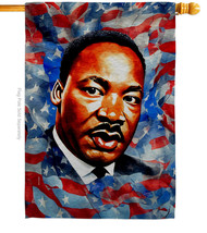 Martin Luther King MLK Gifts Patio Decor Outdoor Decoration Garden Tapestry Yard - £29.54 GBP