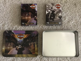 Limited Edition 2002 Harley Davidson Playing Card Collector Tin 2 Decks of Cards - £6.96 GBP