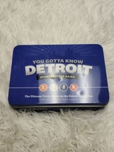 You Gotta Know Detroit Sports Card Trivia Game Lions Tigers Red Wings Pistons - £10.19 GBP
