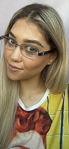 New Salvatore Ferragamo SF 1122 102 53mm Shiny Brown Women&#39;s Eyeglasses Italy - £132.90 GBP
