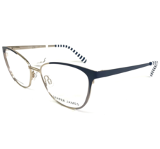 Draper James Eyeglasses Frames DJ5016 717 GOLD Blue Cat Eye Full Rim 53-16-135 - £66.85 GBP