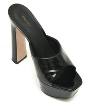 LE SILLA Black Patent Leather RESORT Mule Sandal Platform Heel Slip On 38 $790 - £299.58 GBP